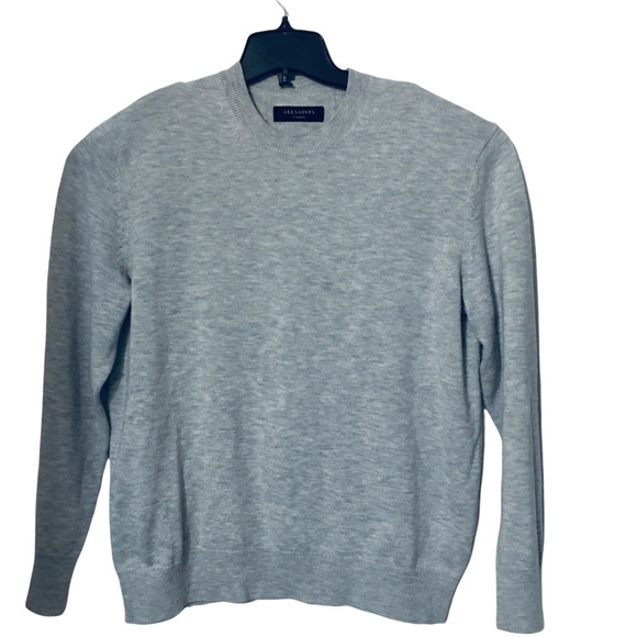 ALL Saints Wool Blend Pullover Unisex Crew Neck Oversized Size XS - Picture 7 of 13